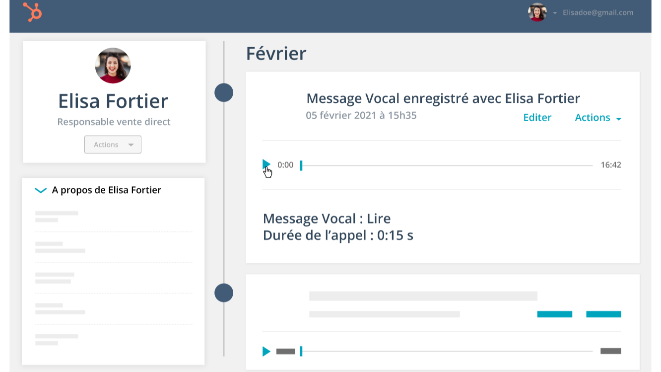 Retrouvez automatiquement l'historique des échanges dans HubSpot